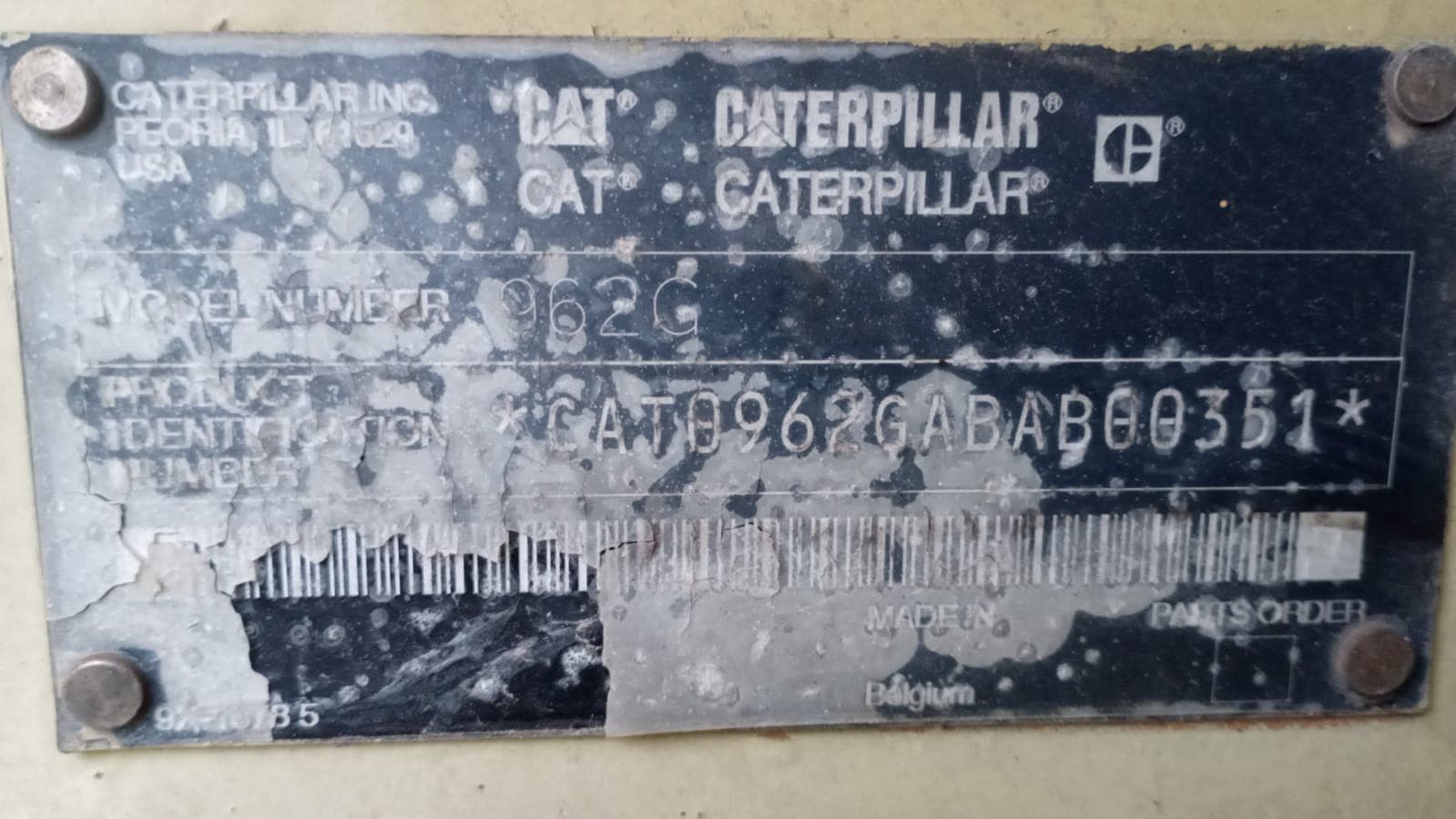 Escavadora - CATERPILLAR/962G — imagem 6