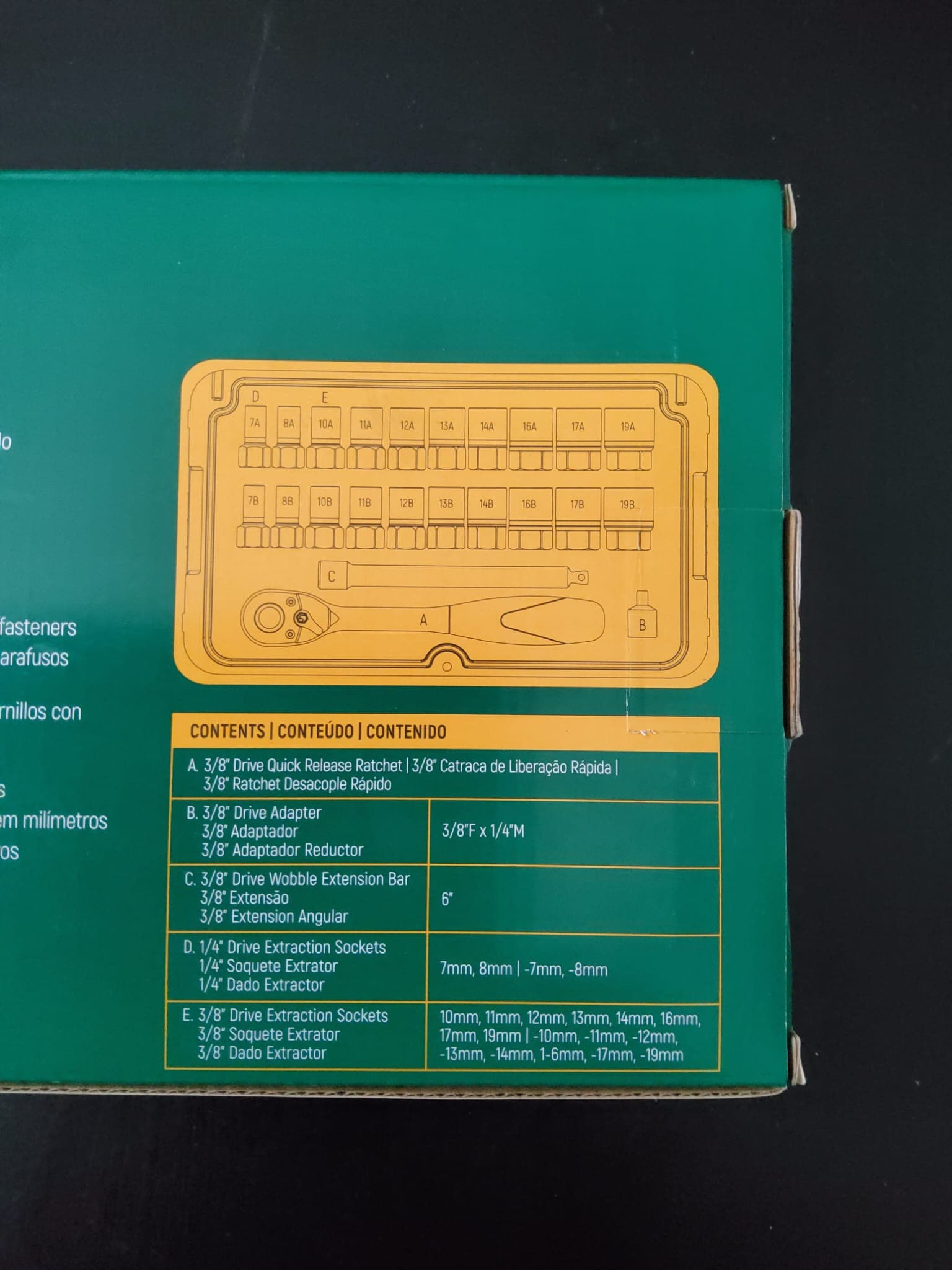 CHAVES ESPECIAIS EXTRATORAS BOLTBITER DE 1/4" E 3/8" — imagem 5