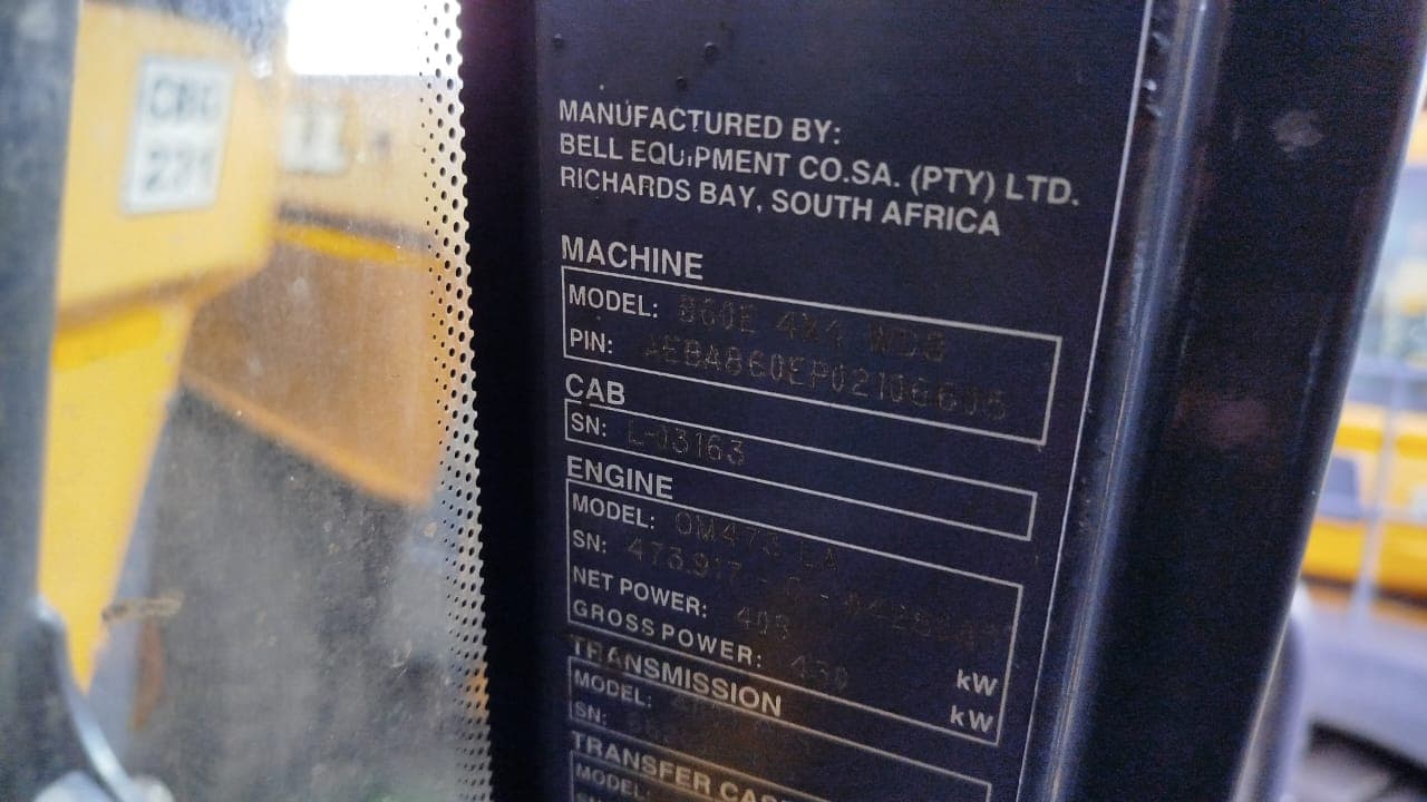 Dumper Bell B60E — imagen 25