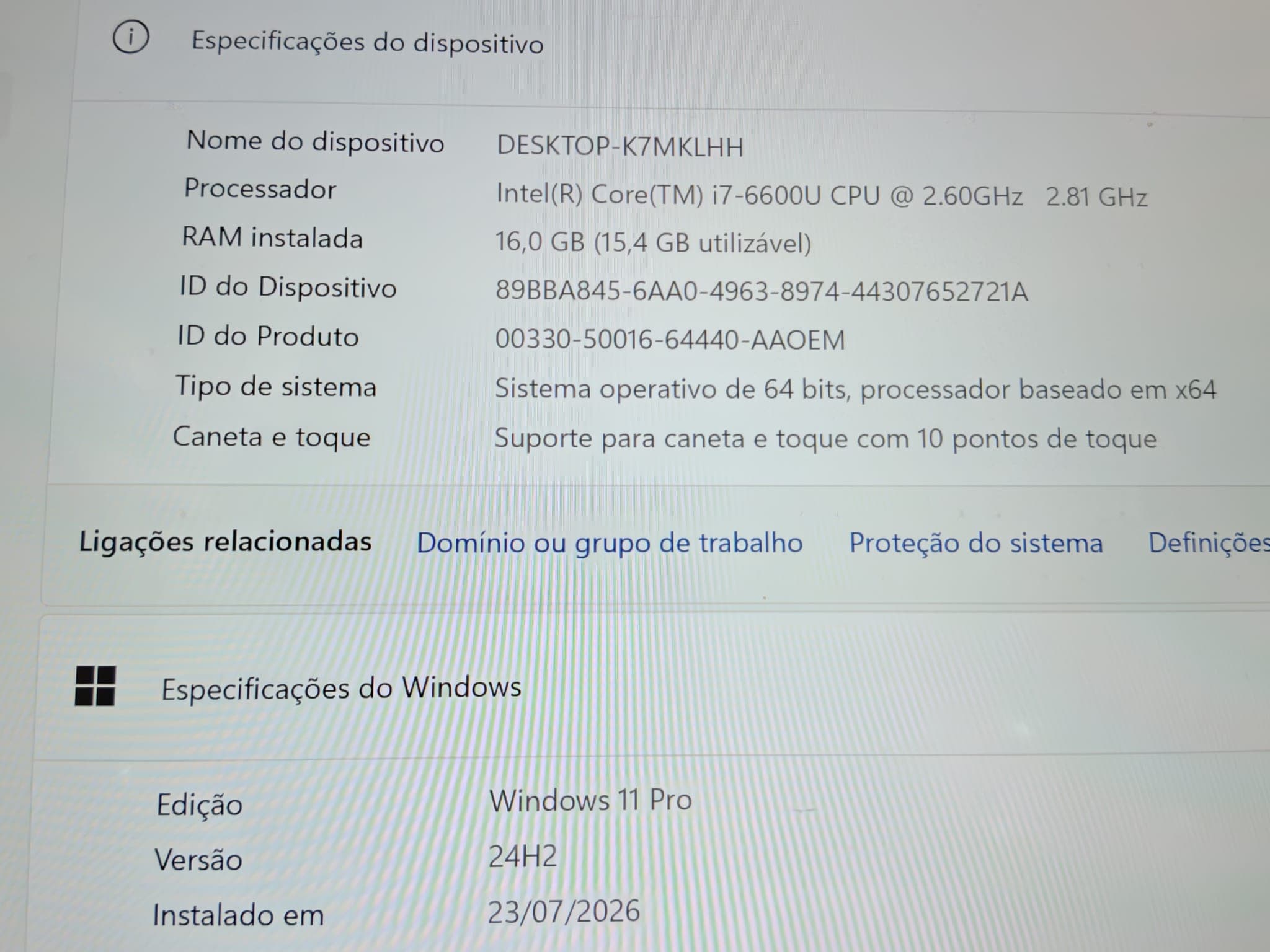 Computador portátil Lenovo Thinkpad X1Yoga — imagem 9