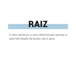 O bem pertence a uma determinada pessoa, a qual não dispõe da sua posse ou uso.