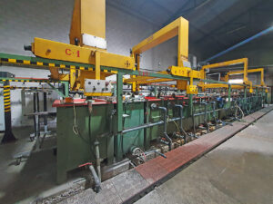 For sale are machining centers and galvanizing and plating facilities