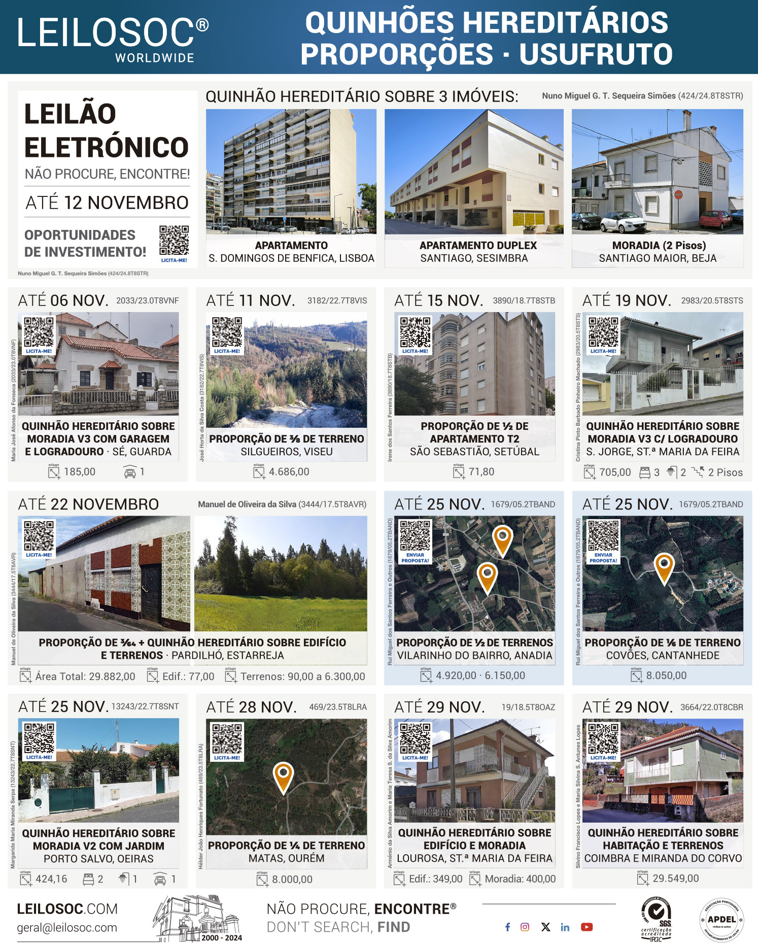 Press adverts of 5 November 2024, page 1