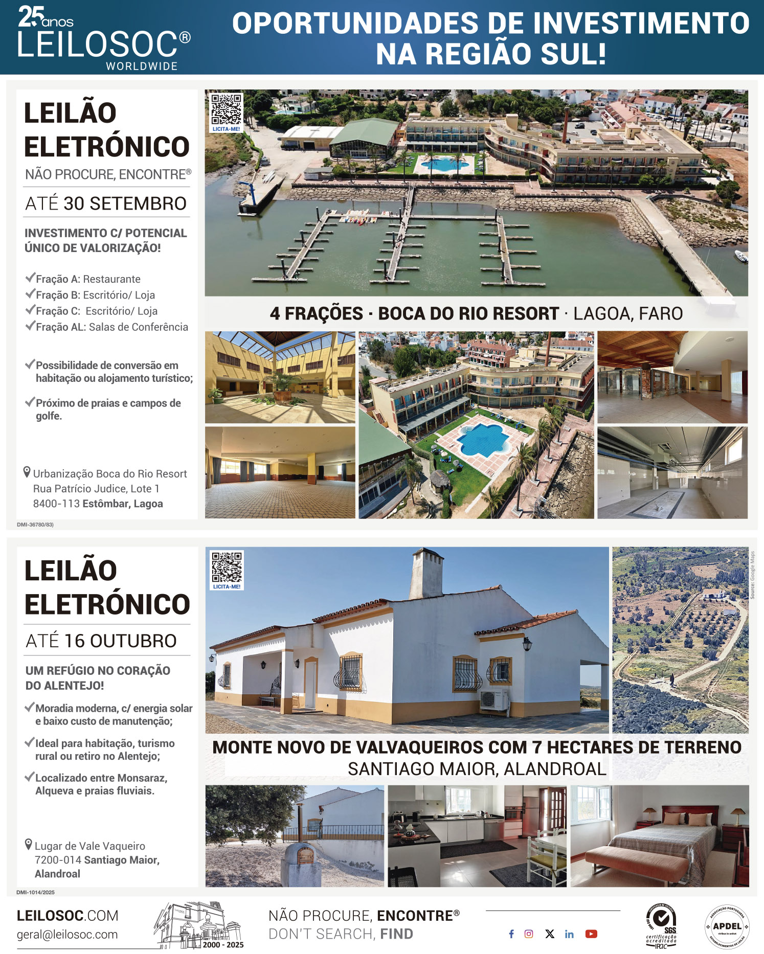 Annonces dans la presse du 26 septembre 2025, page 2
