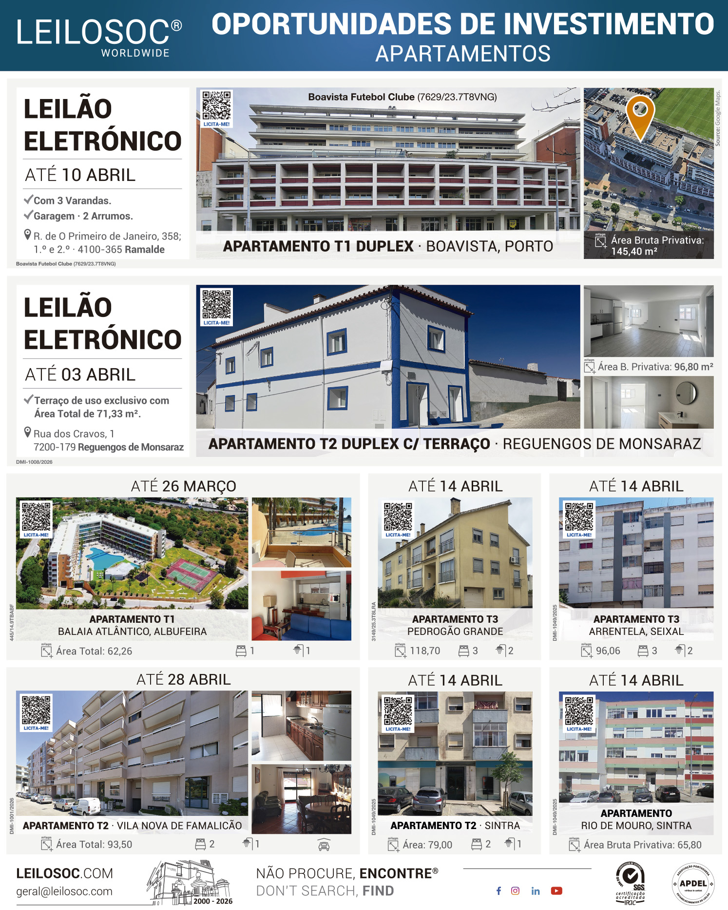 Press adverts of 21 March 2026, page 1