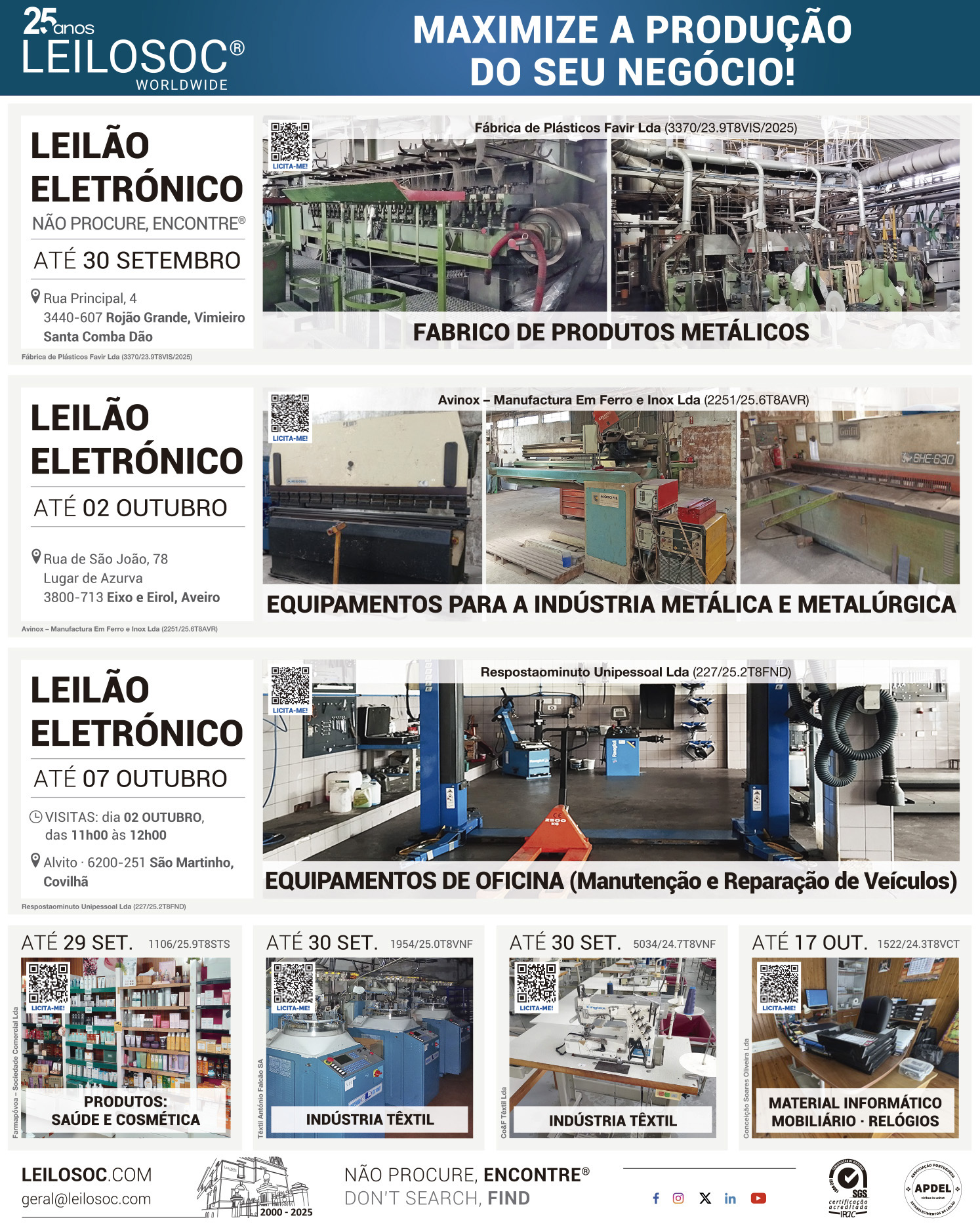 Annonces dans la presse du 26 septembre 2025, page 5