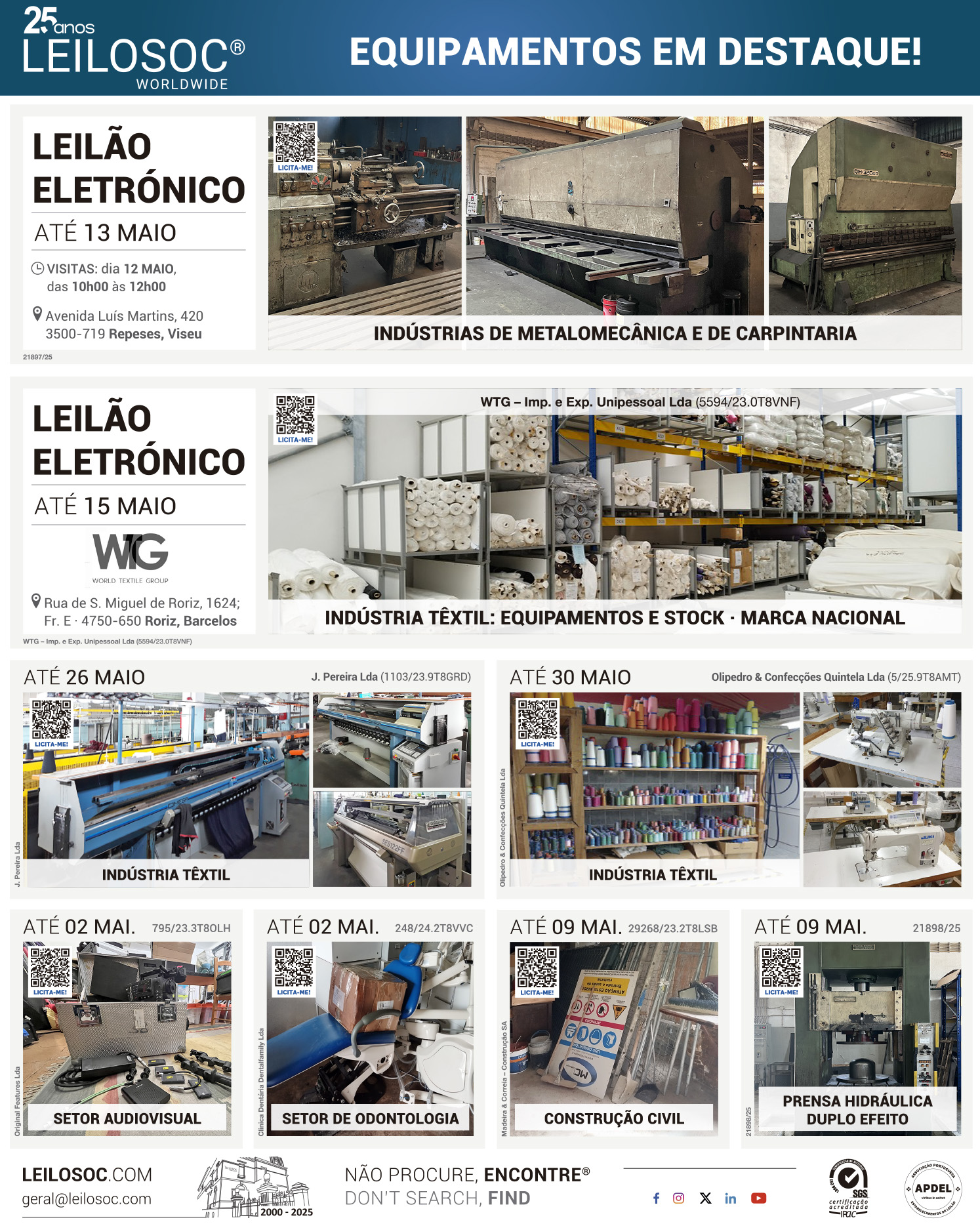 Press adverts of 30 April 2025, page 1