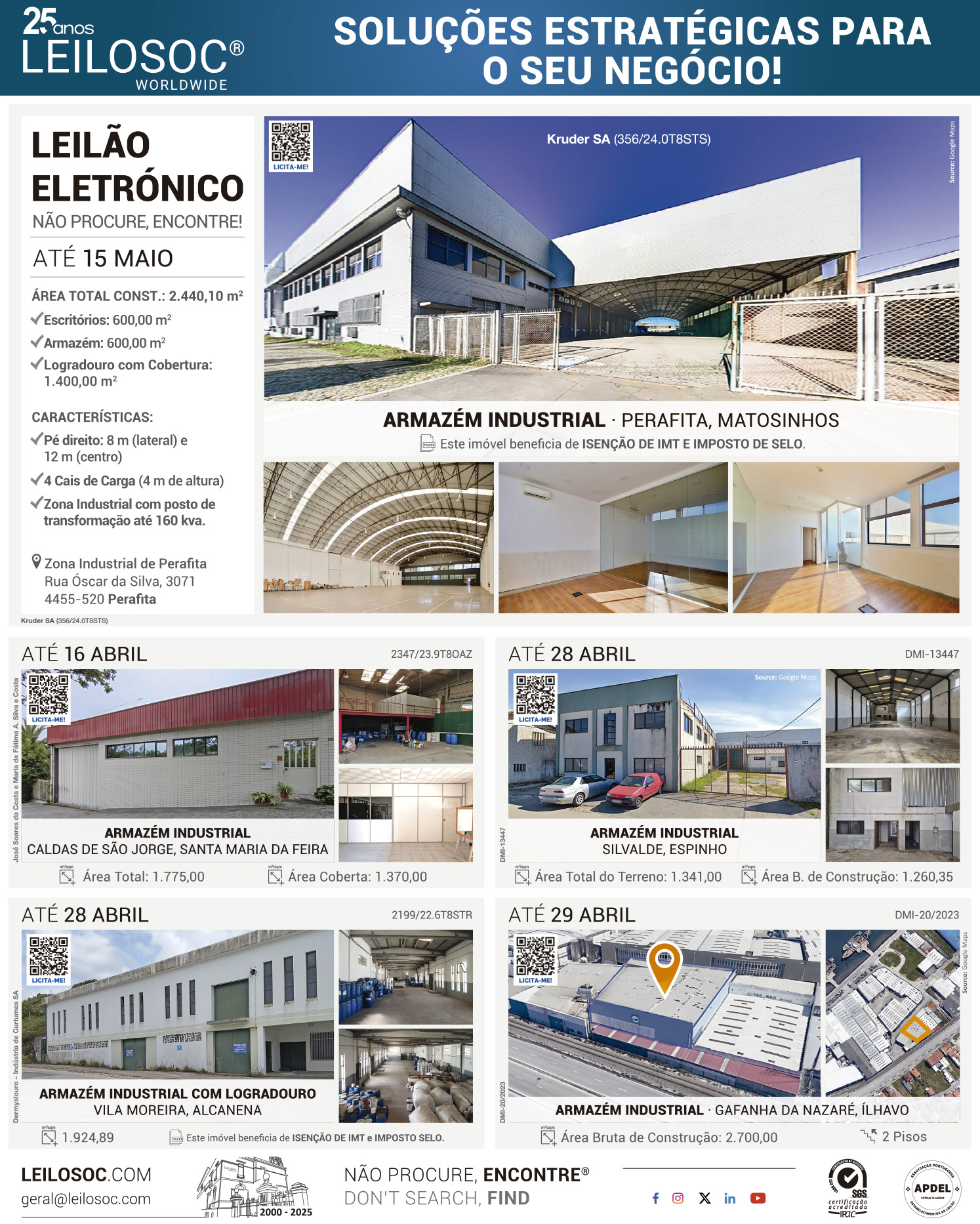 Press adverts of 15 April 2025, page 1