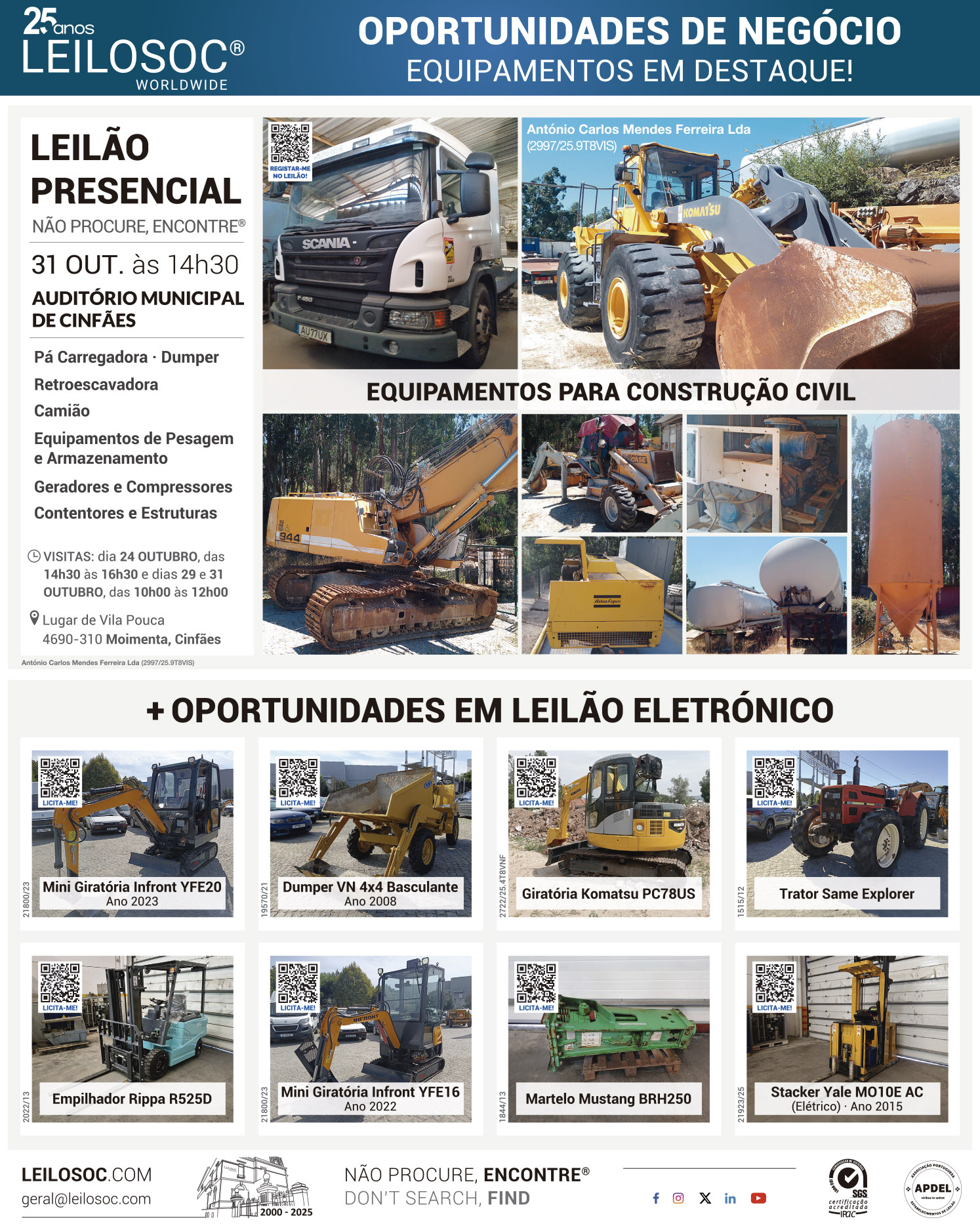 Press adverts of 18 October 2025, page 1