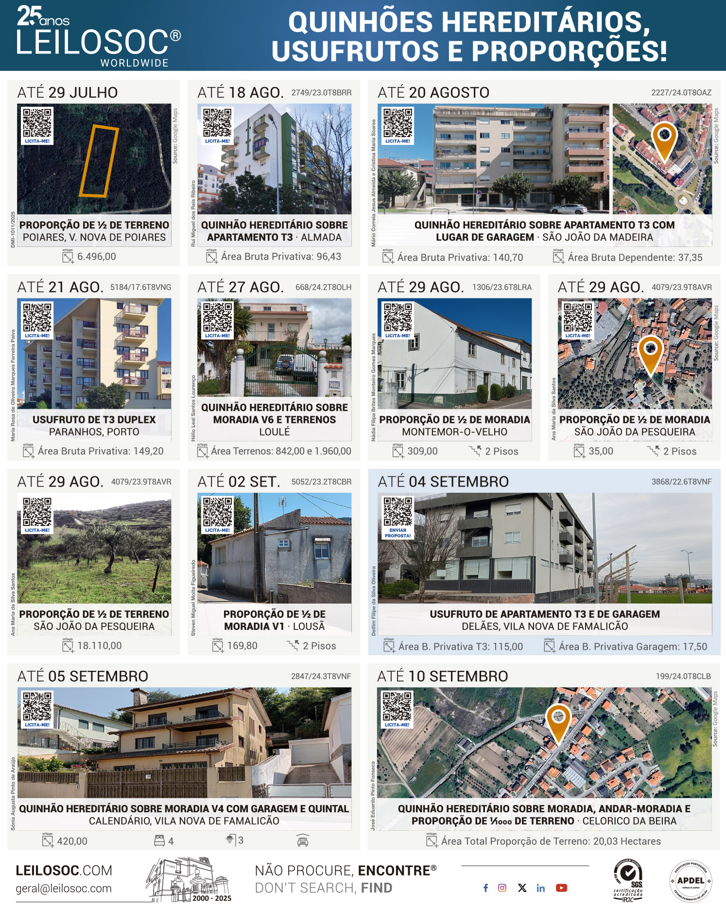 Press adverts of 25 July 2025, page 1