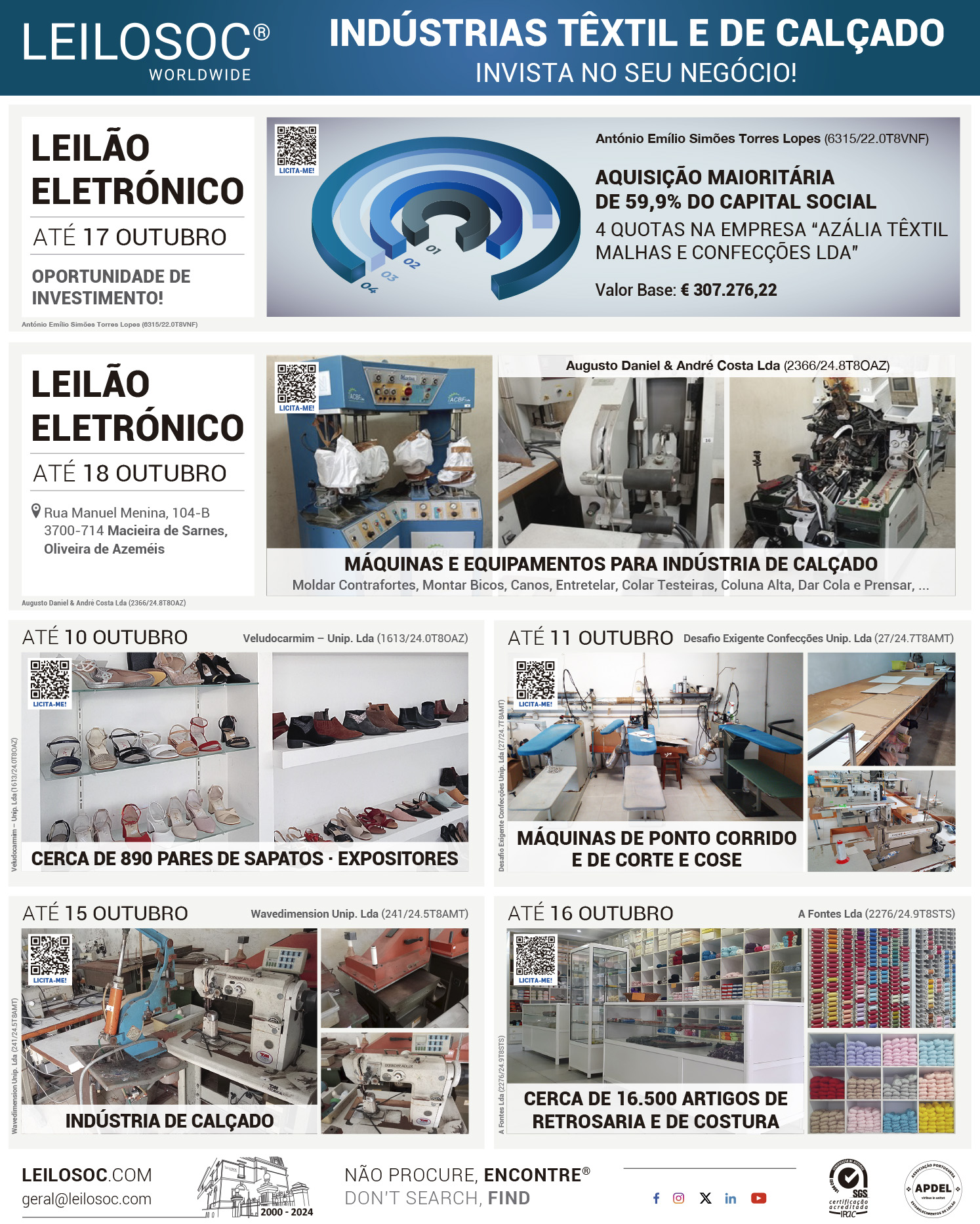 Press adverts of 9 October 2024, page 1