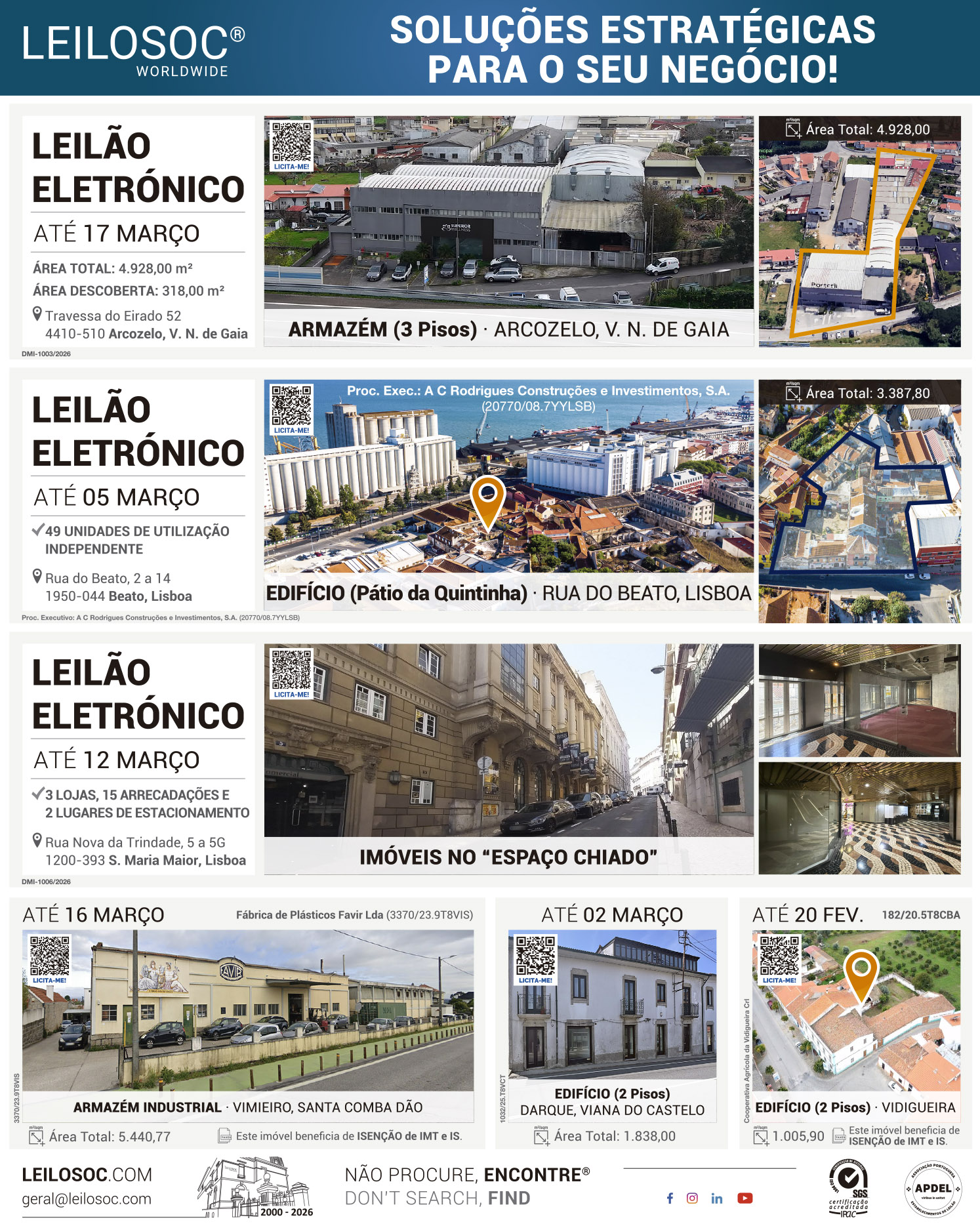 Press adverts of 19 February 2026, page 1