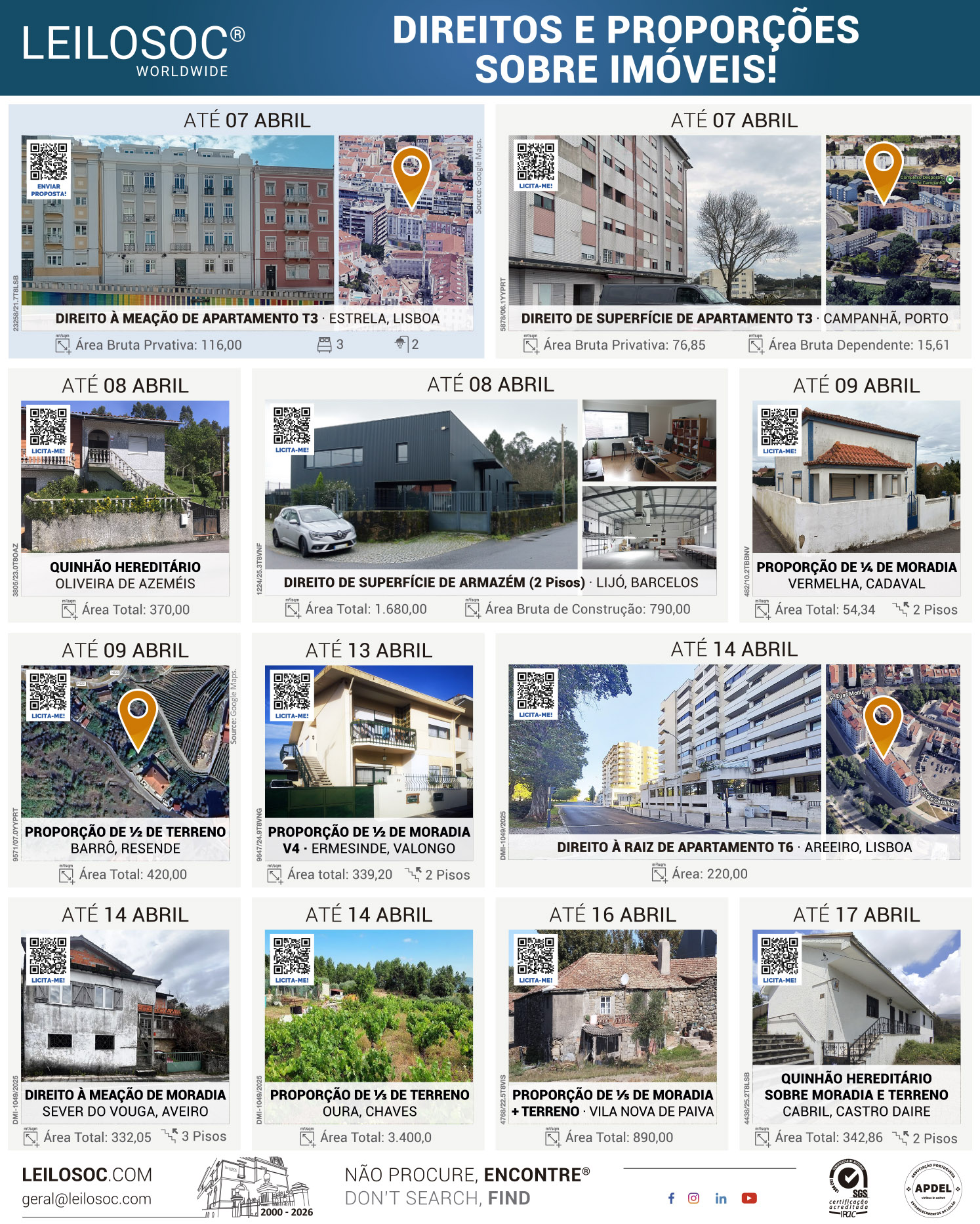 Press adverts of 26 March 2026, page 1
