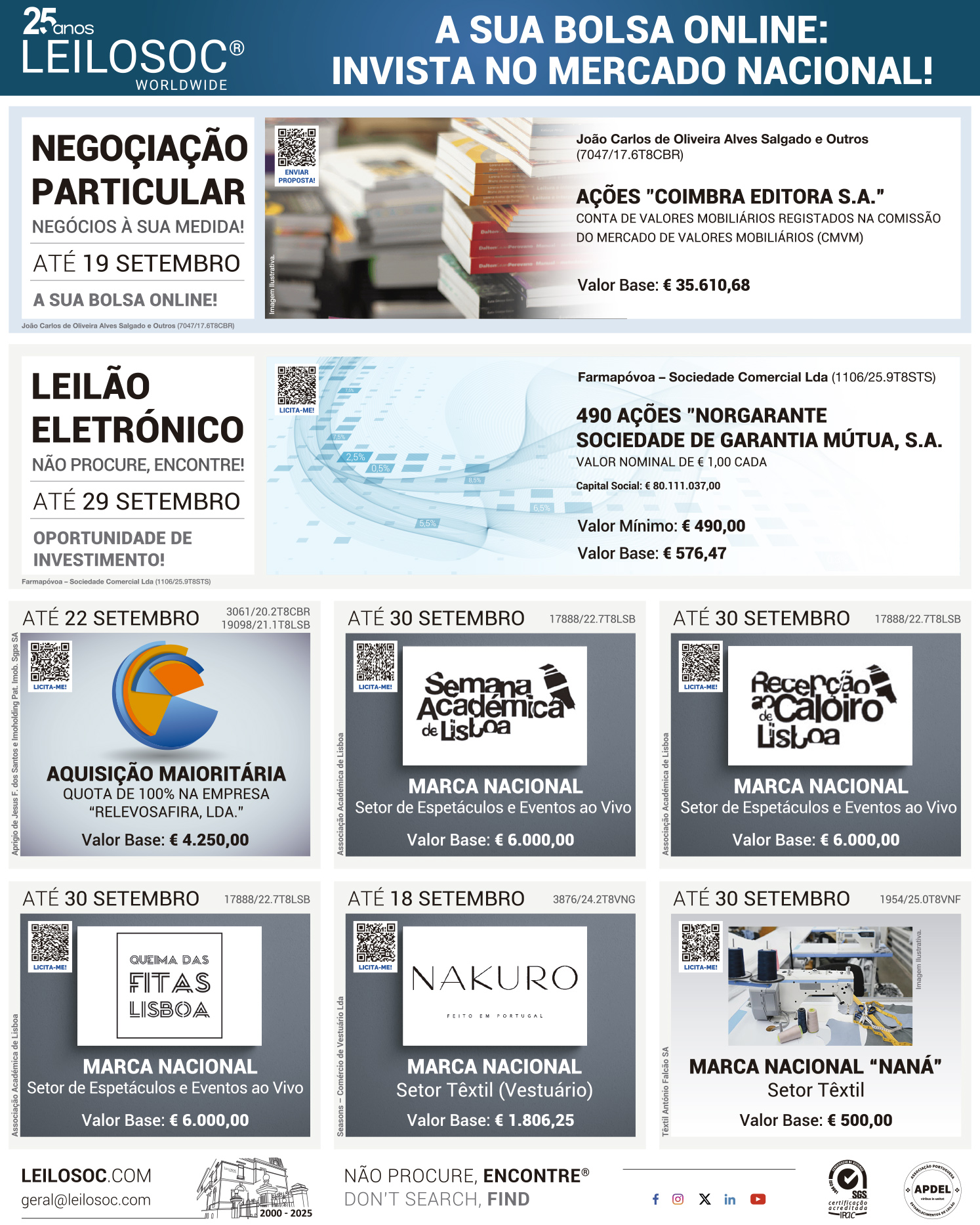 Annonces dans la presse du 12 septembre 2025, page 3