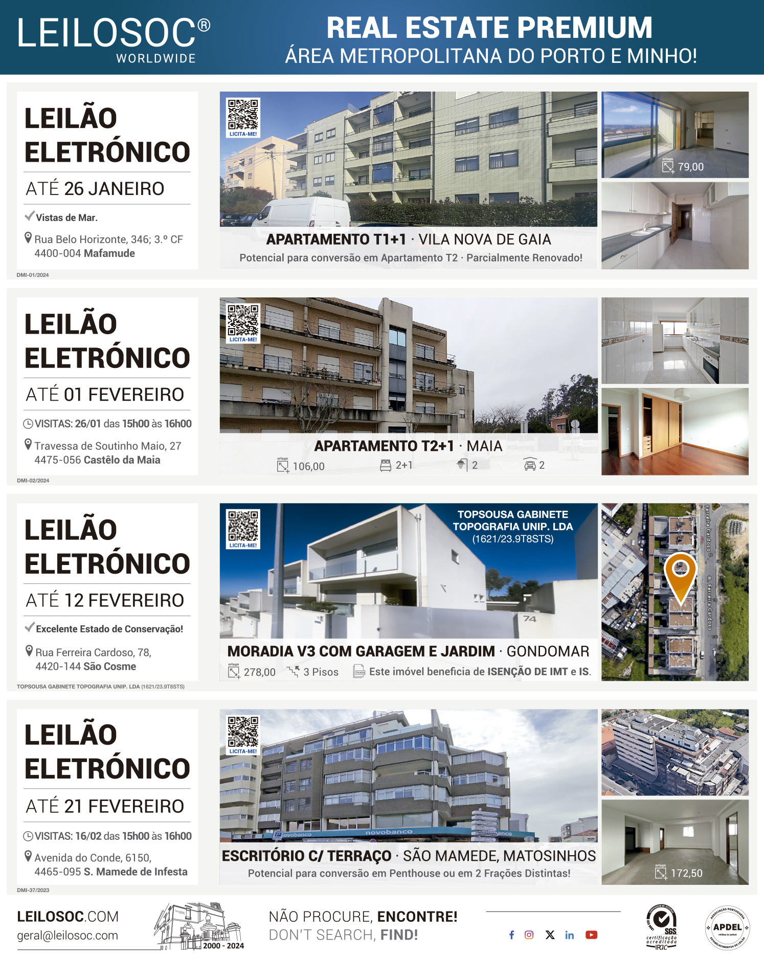 Press adverts of 22 January 2024, page 1