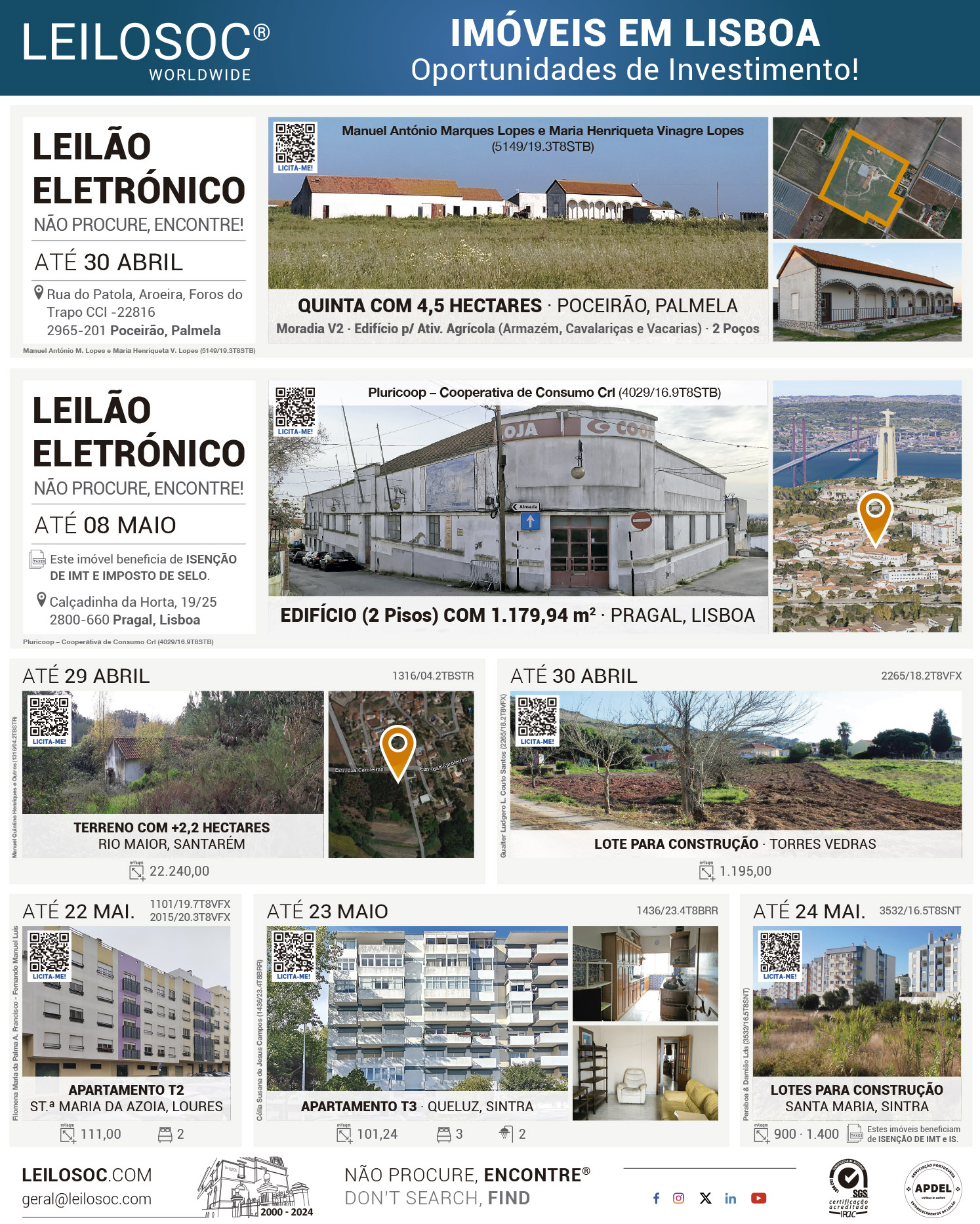 Press adverts of 26 April 2024, page 1