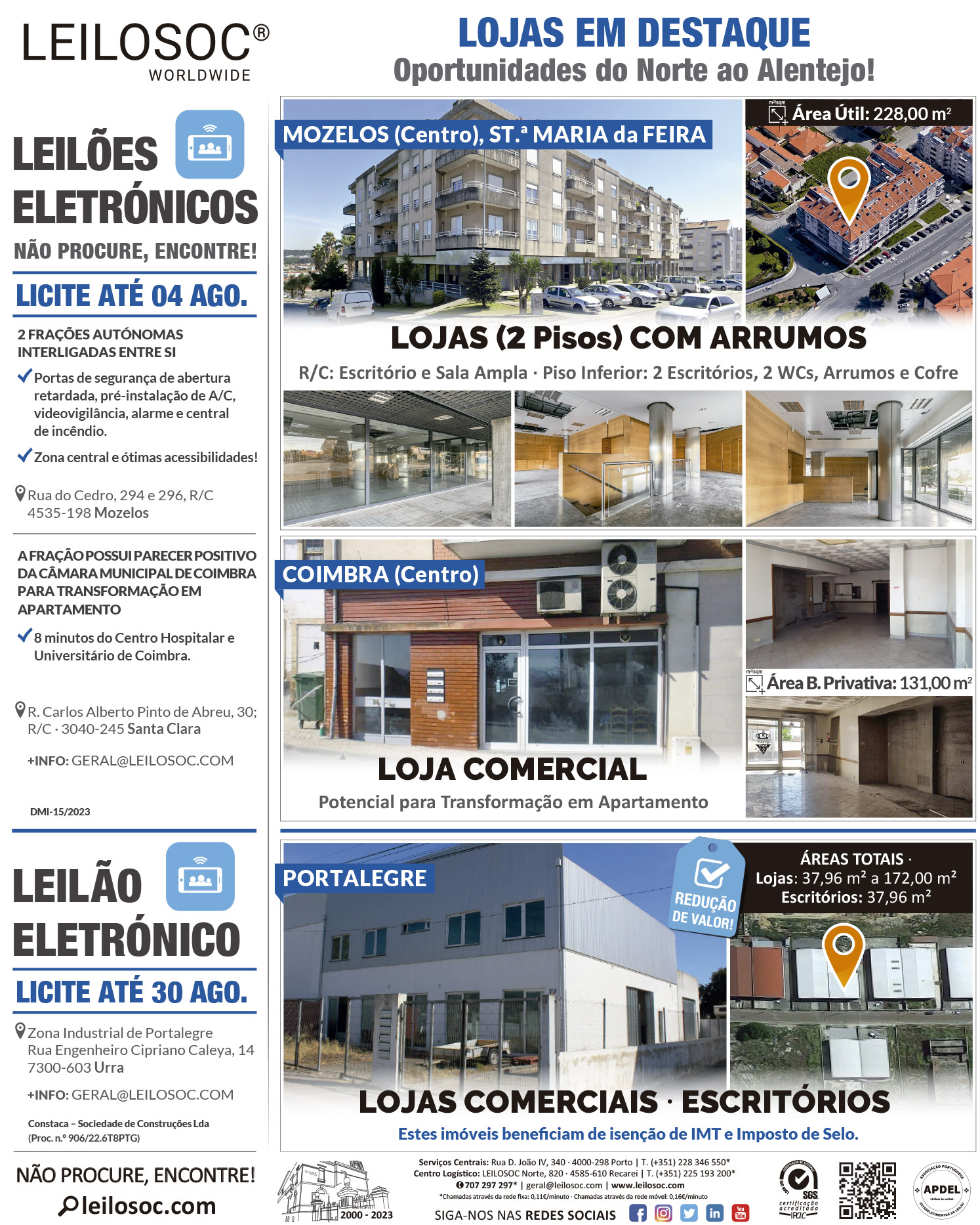 Press adverts of 15 July 2023, page 1