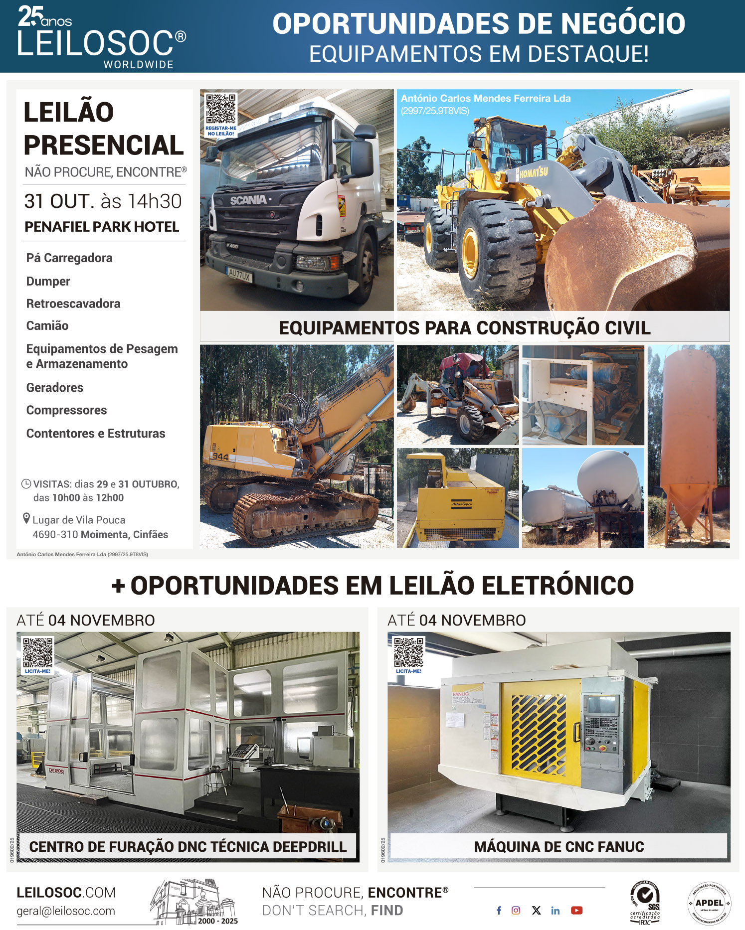 Press adverts of 25 October 2025, page 1