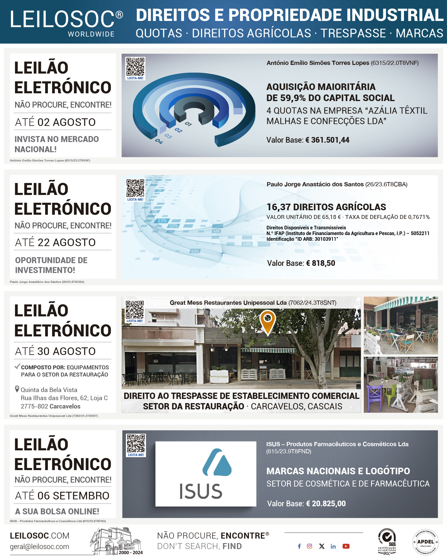 Press adverts of 1 August 2024, page 1
