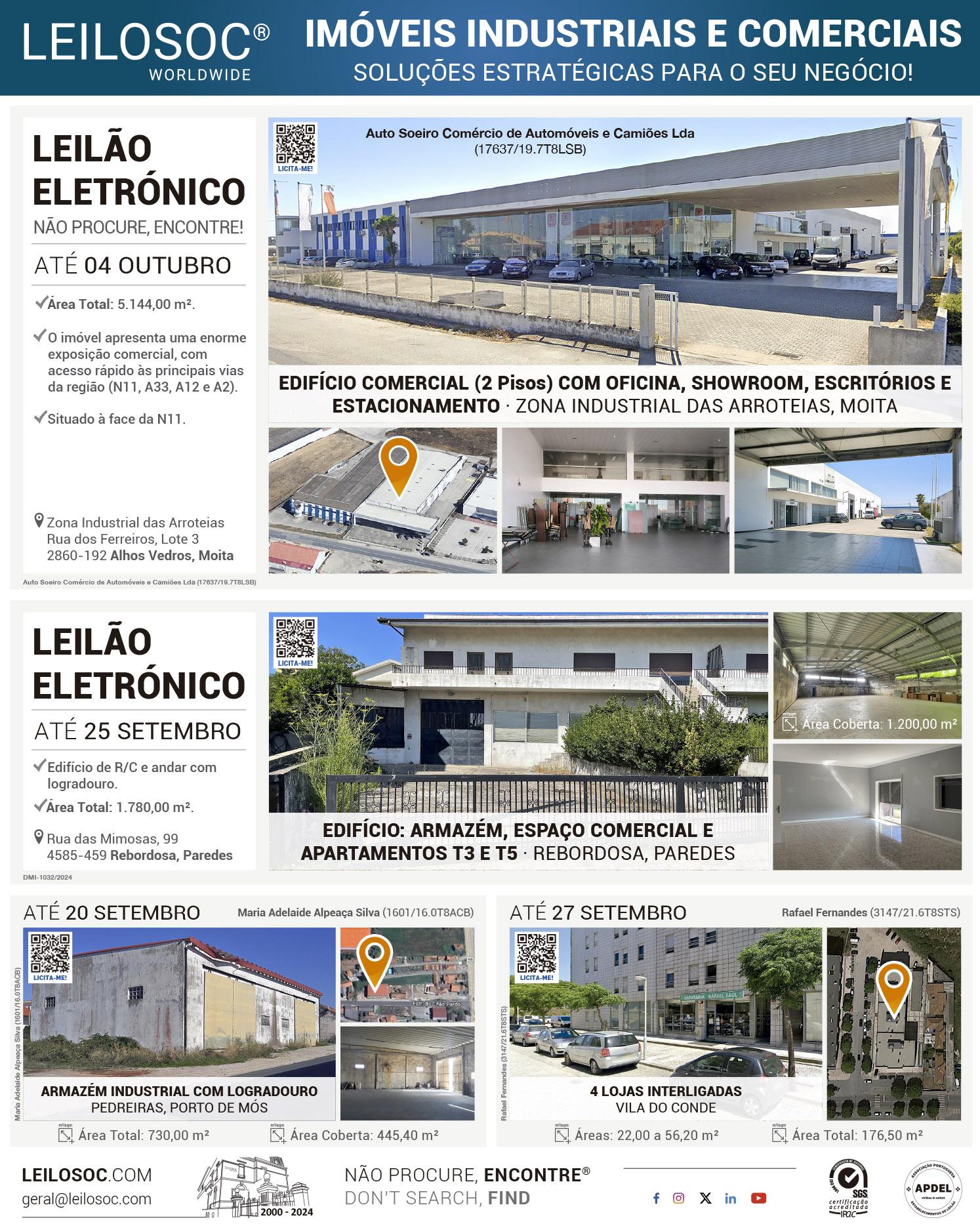 Annonces dans la presse du 12 septembre 2024, page 1