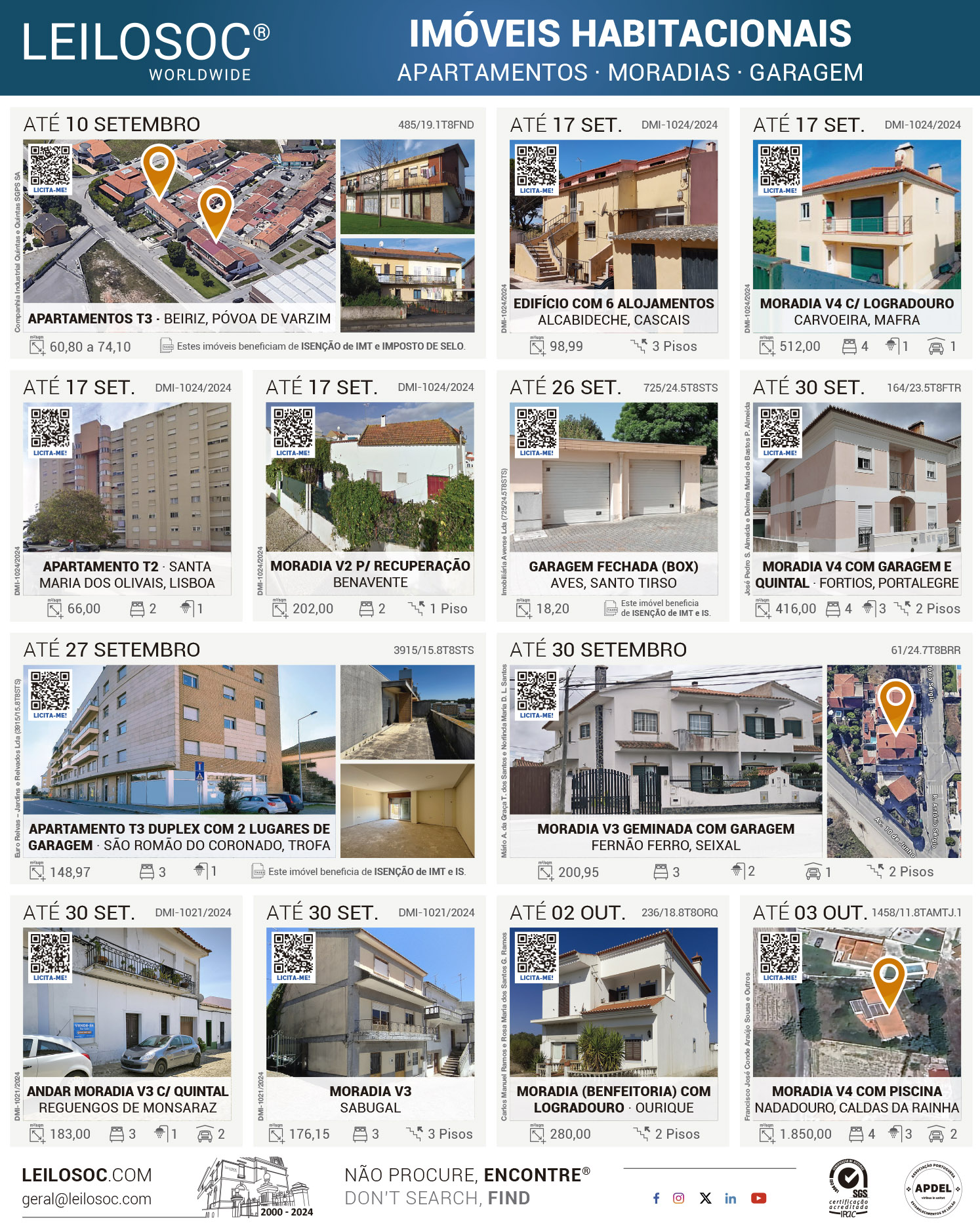 Press adverts of 6 September 2024, page 1
