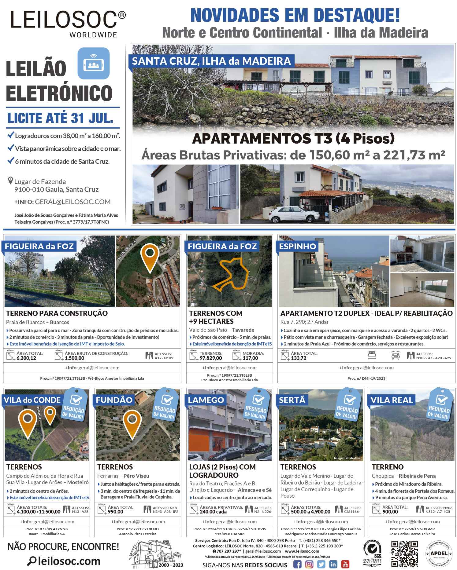 Press adverts of 8 July 2023, page 1