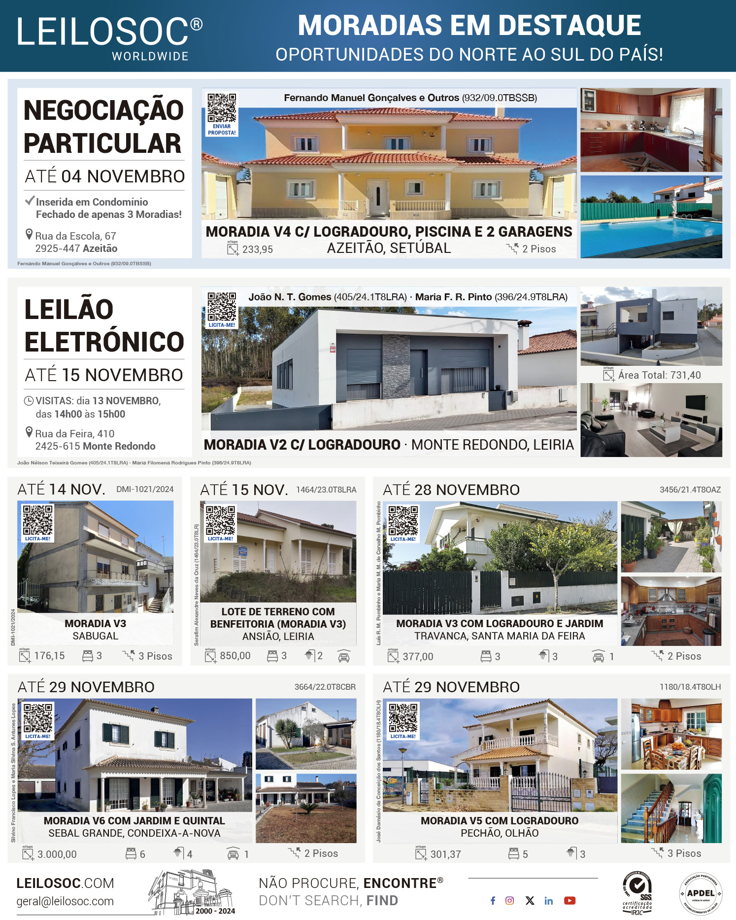 Press adverts of 31 October 2024, page 1