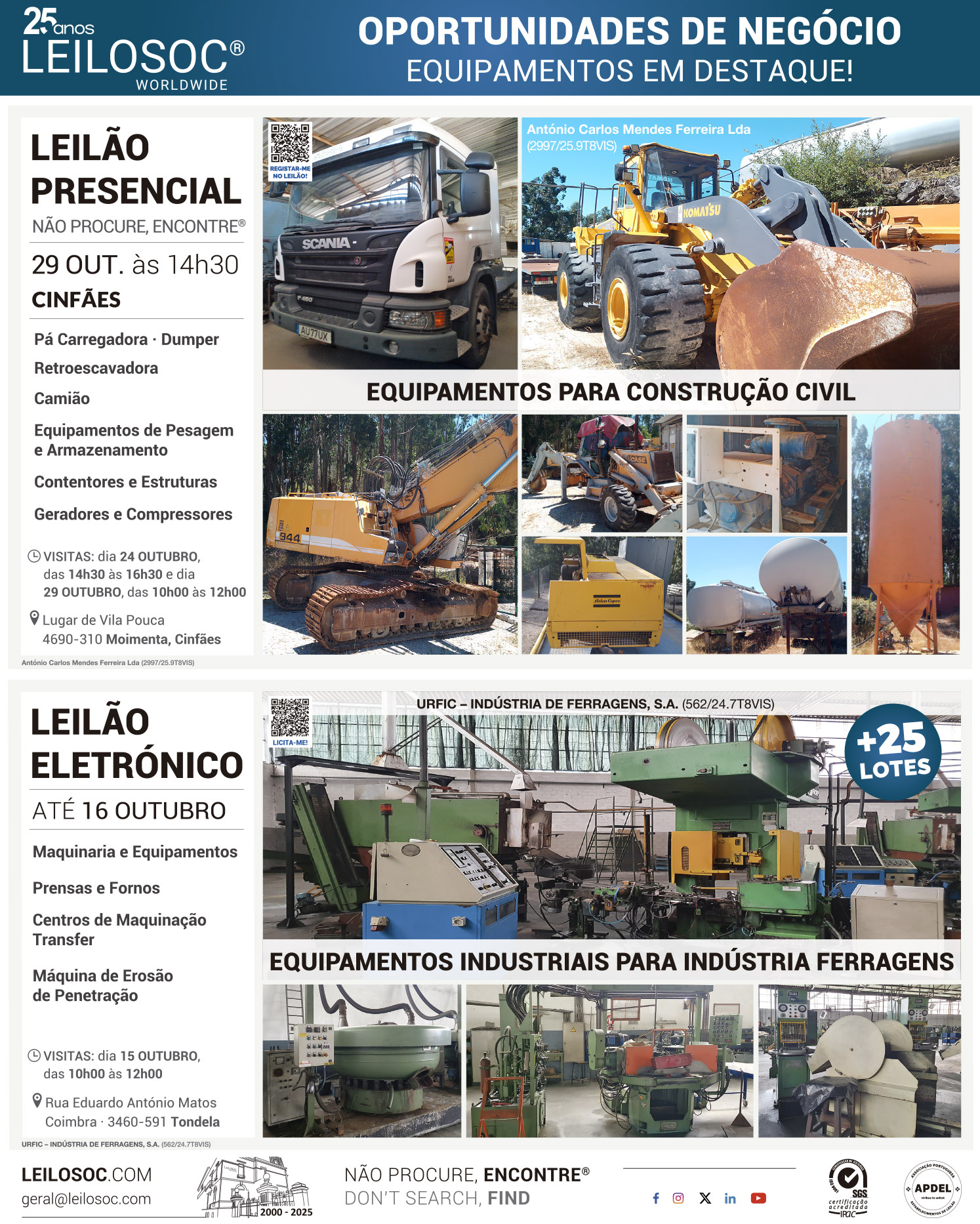 Press adverts of 10 October 2025, page 1