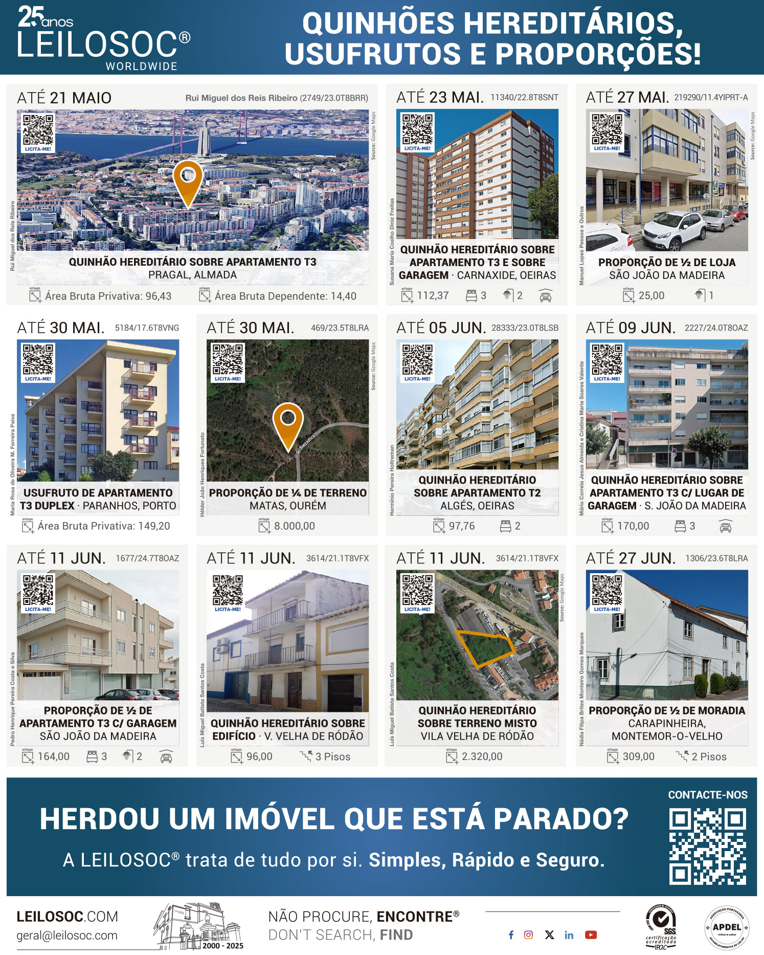Press adverts of 20 May 2025, page 1