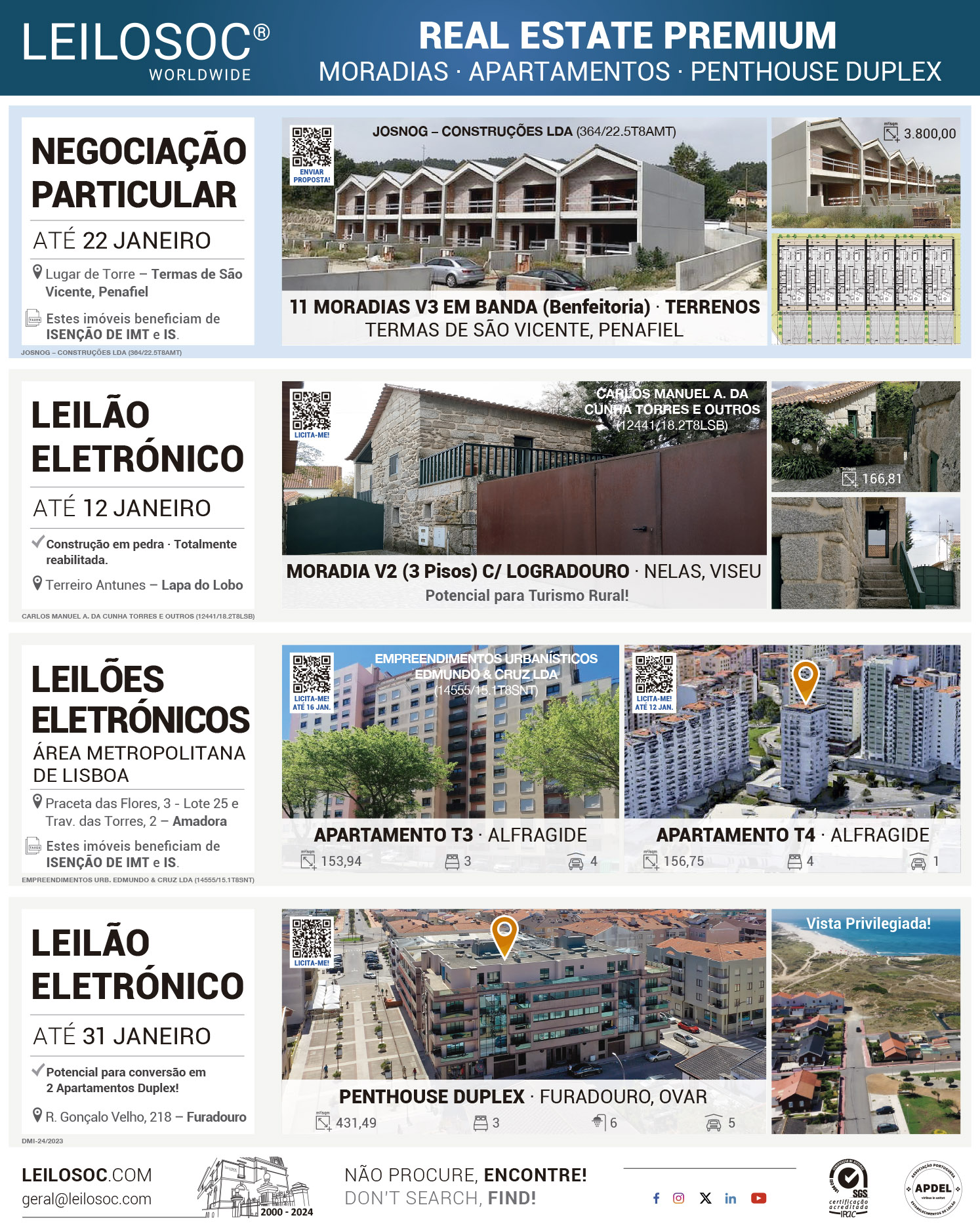 Press adverts of 6 January 2024, page 1