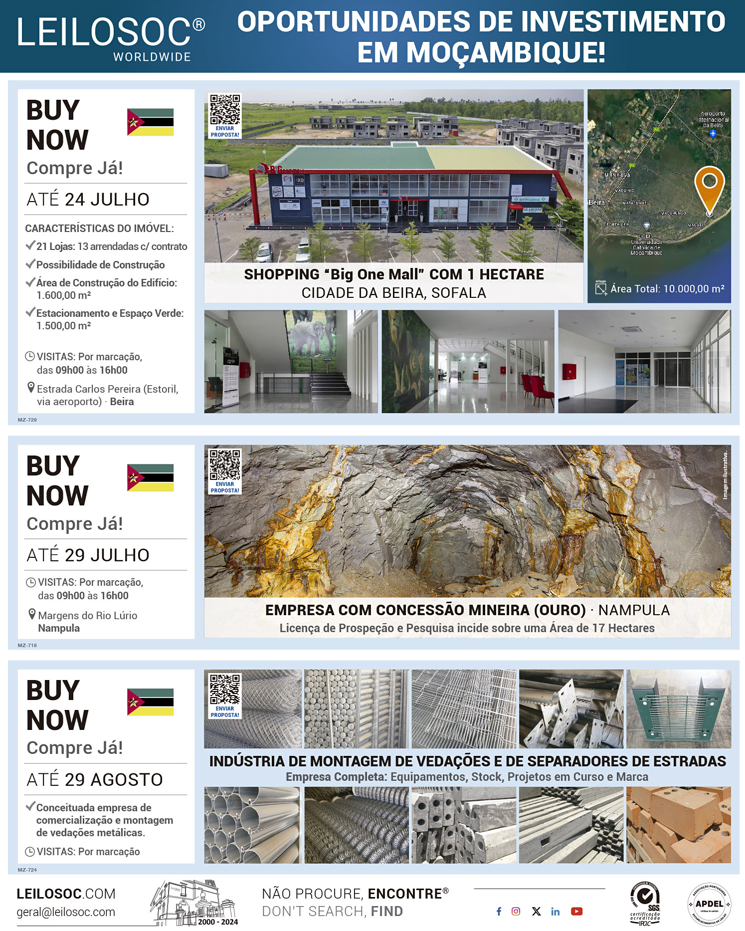 Press adverts of 23 July 2024, page 1