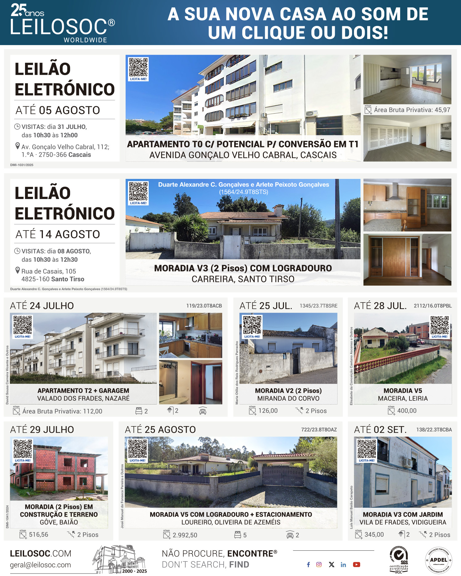 Press adverts of 23 July 2025, page 1