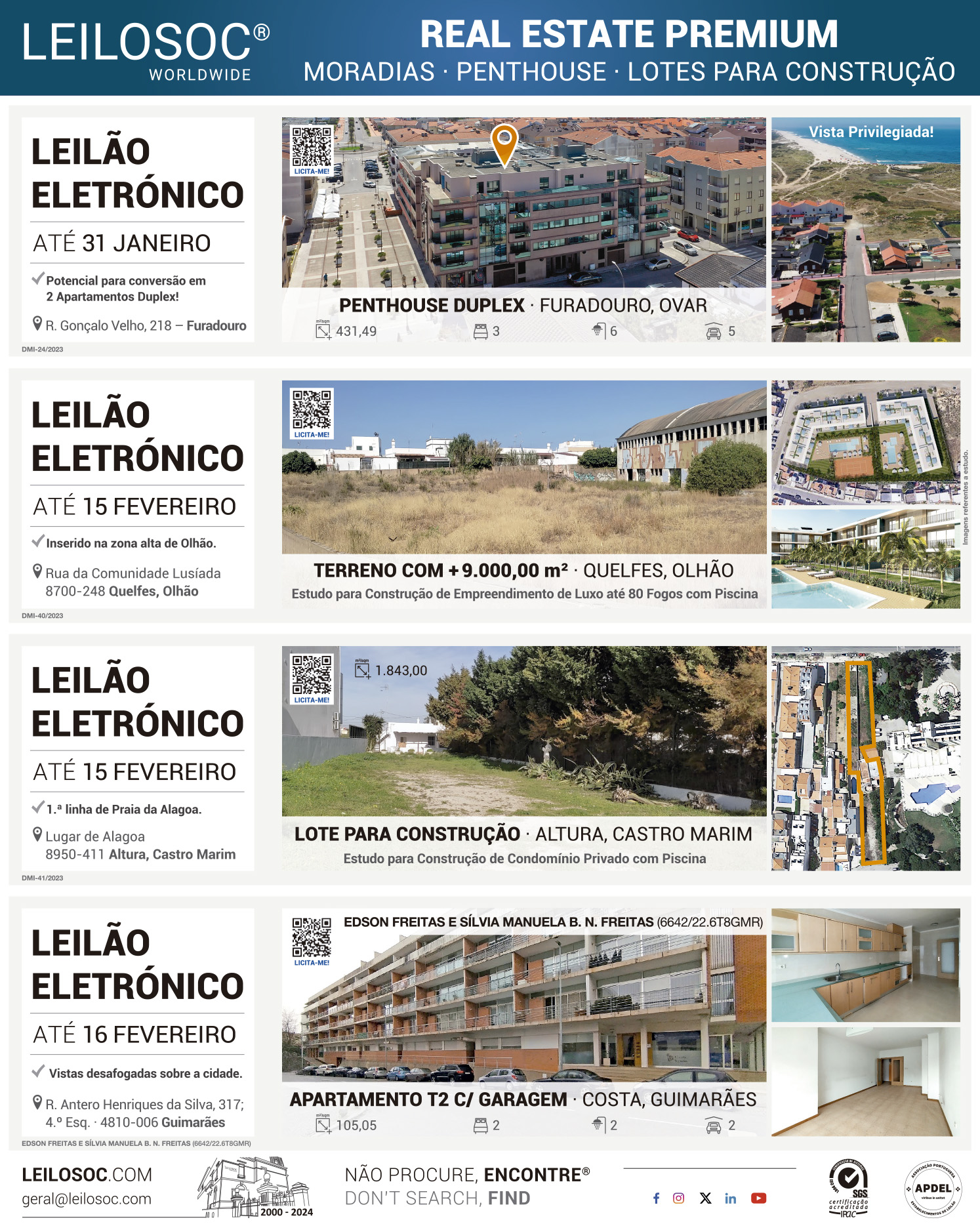 Press adverts of 13 January 2024, page 1